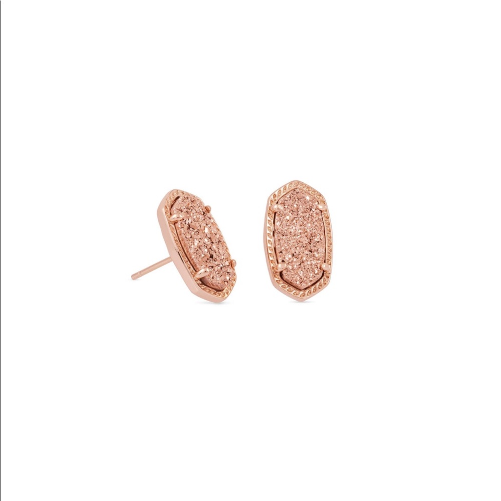 Kendra Scott Ellie Rose Gold Stud Earrings